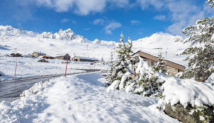 a piste in courchevel 1850 