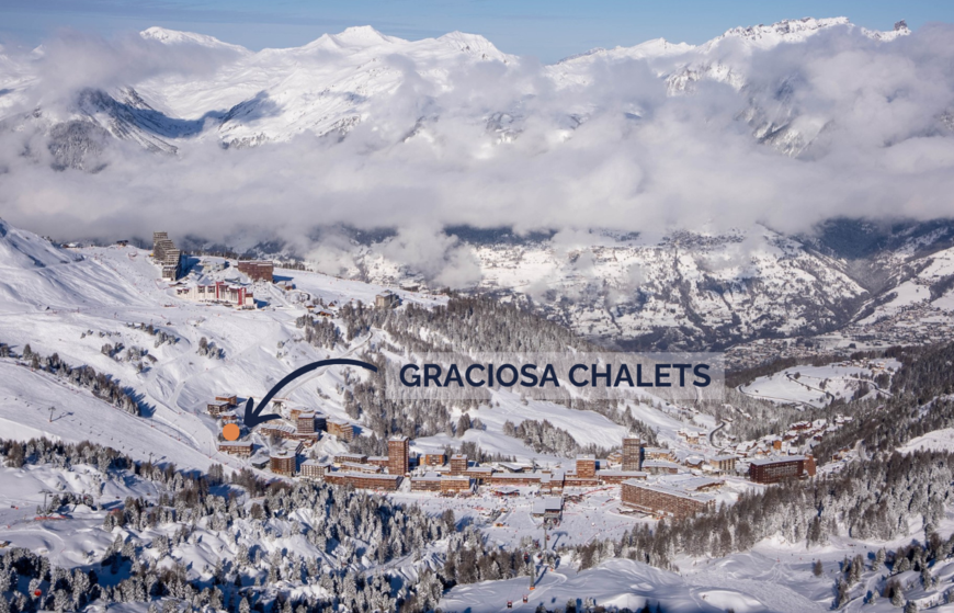 location of Graciosa in plagne centre