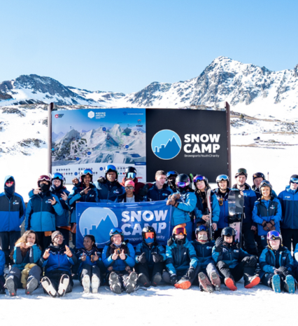 Excel Snow Camp group photo
