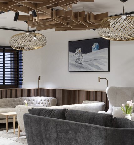 Contemporary lounge bar in the Graciosa, La Plagne