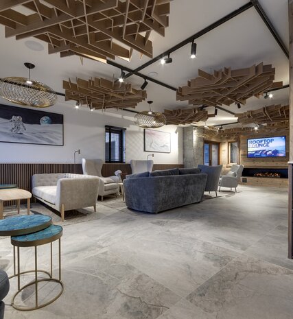 Contemporary bar area in Graciosa