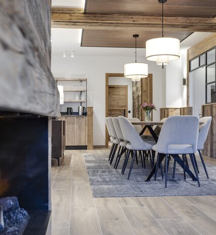 Contemporary luxury living area in VIP SKI's Graciosa