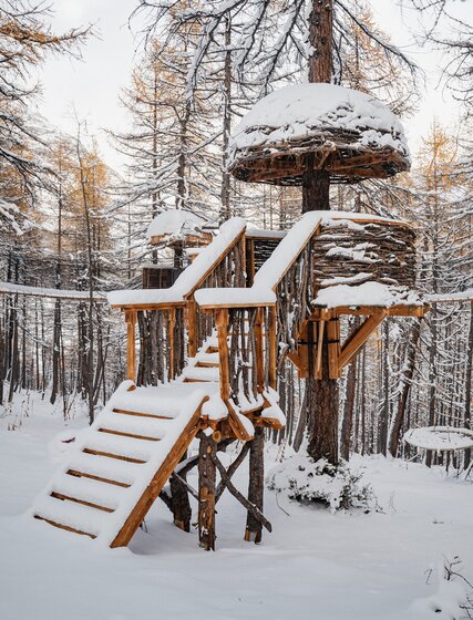 Village Perdu in the snow