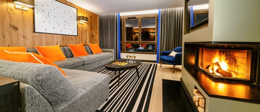 Chalet Sakami living room in Avoriaz