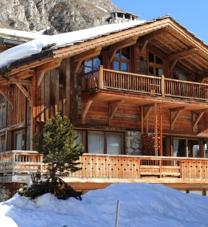 Traditional wooden chalet Bel Sol in Val d'Isere
